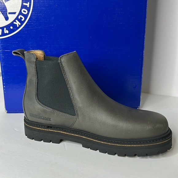 Birkenstock Shoes - Birkenstock leather Stalon II grey ankle boots New size 39